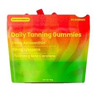 Gummies abbronzanti, nutrire e proteggere la pelle ， promuove la salute della pelle e luccicante ， adatto per uomini e donne | 60 conta,3pcs