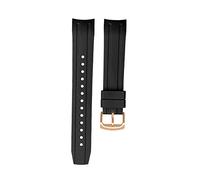 GUMMMY Interfacce curve Cinturino Per Citizen BN0190-15E/0191/0193 CA0718-13E CA4386/4385 Uomini Gomma Watch Strap Accessori Bracciale, 22mm, Agata