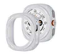 GUMMMY Proteggi schermo per Samsung Galaxy Watch Ultra Custodia da 47 mm Accessori Cornice rigida per PC Paraurti protettivo Cover Galaxy Watch Ultra(White)