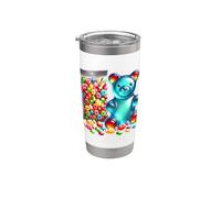 Gummy Bear Candy Sour Masticare Bicchiere termico in acciaio inox doppia parete