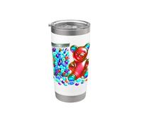 Gummy Bear Candy Sour Masticare Rosso Bicchiere termico in acciaio inox doppia parete