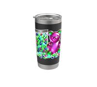 Gummy Bear Candy Sour Masticare Viola Bicchiere termico in acciaio inox doppia parete