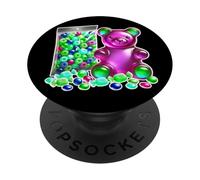 Gummy Bear Candy Sour Masticare Viola PopSockets PopGrip Adesivo