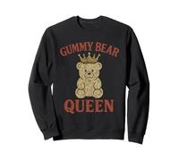 Gummy Bear Regina Divertente Candy Lovers Ragazze Kid Womens Felpa