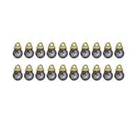 Gumney 20 ciondoli rotondi con perle finte, 8 mm, in acrilico, con passanti, per artigianato fai da te, collane, bracciali, orecchini, creazione di gioielli