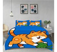 Gumntun Copripiumino Singolo 135x200 cm Leopardo Animale Nero, Leggero Facile da Pulire Biancheria da Letto, Parure Copripiumone In Microfibra con 2 Federa 50x80 cm_15310a