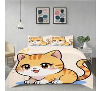 Gumntun Copripiumino Stampa 3D 150x200 cmTigre Nera Giovane, Copripiumini In Microfibra per Tutta lLa Stagione, Biancheria da Letto Incluso 1 Copripiumino e 2 Federe 50x80 cm_15431a