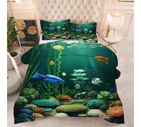 Gumntun Piumino Letto Matrimoniale 260 X 240 cm Fiori Rossi, Trapuntino Accogliente e Comfort, Soft e Traspirante Microfibra Biancheria Da Letto con 2 Federa 50 X 80 cm c12*/12
