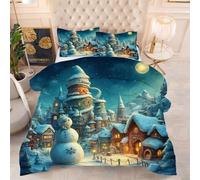Gumntun Piumino Letto Matrimoniale 260 X 240 cm Stampa Grigia Patchwork, Trapuntino Accogliente e Comfort, Soft e Traspirante Microfibra Biancheria Da Letto con 2 Federa 50 X 80 cm