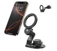 Gumosh per Porta Cellulare Auto per Cruscotto, Schermo Tesla, 【Braccio Pieghevole in Lega di Alluminio】Mag-safe Supporto Telefono Auto, Supporto per Auto per i-Phone 16 15 14 13 12 Series