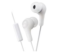 GUMY PLUS: Cuffie intrauricolari con microfono e telecomando - compatibili con IOS e Android, magnete in neodimio da 11 mm - Bianco