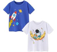 Gumyoss T-Shirt Bambini e Ragazzi Maglietta a Maniche Corta Estate