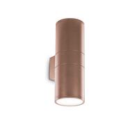 Applique Moderna Gun Alluminio Coffee 2 Luci E27