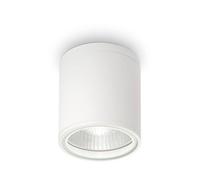 Plafoniera Moderna Gun Alluminio Bianco 1 Luce Gu10
