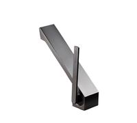Gun Rubinetti miscelatori per lavabo caldi e freddi, miscelatore per bagno creativo in stile cascata, set di accessori per rubinetto in metallo per caravan e lavandini domestici (Gun Grey)