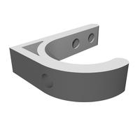 Gun Wall Mount with Security Cable Lock - Heavy Duty Rifle Storage Solution