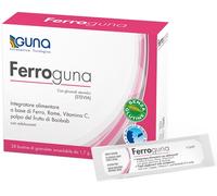 Guna FerroGuna 28 Bustine Orosolubili - Integratore per Ferro e Stanchezza