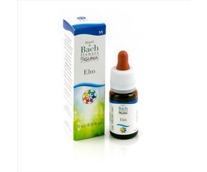 Guna Fiori di Bach Elm 11 - Gocce floreali per la misura e la risolutezza, 10 ml