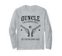 Guncle, Like a Normal Uncle But Fun and Owns Guns Maglia a Manica