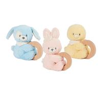 Gund Baby, Sonaglio ad Anello Sostenibile Animaletti Assortiti
