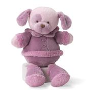 Gund bebe Dog rattle lampone