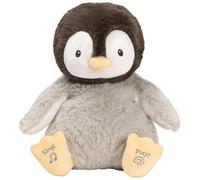 GUND Kissy Pinguino Peluche Interattivo | Canta e Parla in Italiano o Tedesco | Muove Le Ali | Peluche di 30.5 cm | Peluche per Bambini da 10 Mesi