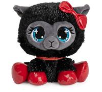 GUND P.Lushes Designer Fashion Pets - Peluche a forma di lama Ba-Bah Noir, 15,2 cm, colore: nero e rosso