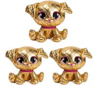 GUND P.Lushes Goldie La'Pooch, Peluche Cagnolino alla Moda, 15 cm (Confezione da 3)