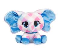 GUND P.Lushes Pets Juicy Jam Collection, Lauren L'Phante Elephant Peluche Animale, Rosa/Blu, 15,2 cm