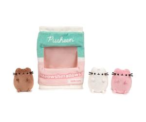 GUND Pusheen Meowshmallows - Borsa con mini peluche rimovibile, a partire dagli 8 anni, colore: rosa/verde, 19,1 cm
