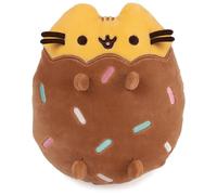 GUND Pusheen - Squisheen - Peluche a forma di animale per bambini dagli 8 anni in su, marrone/giallo, 15,2 cm