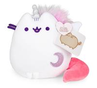 GUND Pusheen Super Pusheenicorn Extra Squishy Squisheen Peluche a forma di gatto, bianco, 15,2 cm