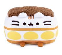 GUND Pusheen Tiramisu Peluche Squishy, Animale di peluche a partire dagli 8 anni, bianco/marrone, 10,2 cm