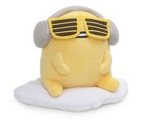 Gund Sanrio Gudetama - Peluche a forma di uovo pigro, Gudetama con occhiali da sole, da 1 anno in su, giallo, 12,7 cm