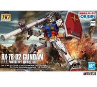 HG RX-78-2 GUNDAM The Origin - Bandai 5058929 Model Kit Hg High Grade 1/144