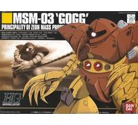 BANDAI SPIRITS MSM-03 Gogg GUNPLA HGUC 1/144 Modellino in Plastica da Costruire, Realistico, Multicolore, Robotico, Teen, Adult, Non Foldable