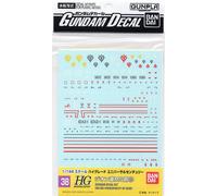 GUNDAM HIGH GRADE HGUC MODEL KIT DECAL 38 ZEON 3 GD38 ACCESSORI BANDAI