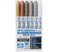 GUNDAM MARKER CMS-01 METALLIC SET Pennarello Gsi Creos