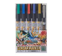 Gundam Marker GMS100C Basic Set (6 colori) modellismo