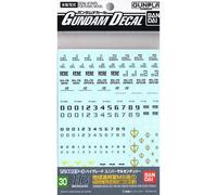 GUNDAM MASTER GRADE MG MODEL KIT DECAL 30 MULTI EARTH FED 1 ACCESSORI BANDAI