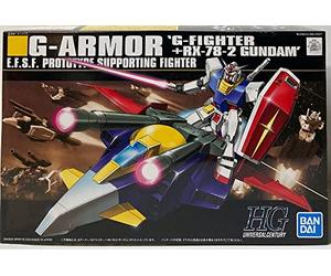 Gundam Unit G-Armor : G-Fighter+RX-78-2 Gundam HGUC 1/144 Scale [Toy] (japan import)