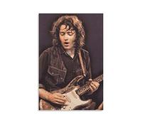 GUNDE Rory Gallagher, poster da chitarrista con stampa artistica da parete su tela, decorazione moderna per camera da letto, 30 x 45 cm