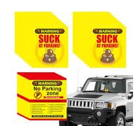 Gungtj Bad Parking Cards - Set di 50 divertenti avvisi per ufficio, 8,9 x 8,9 cm, articoli di cancelleria umoristici per uomini, donne, amici, adulti, San, Natale