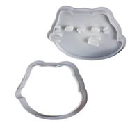 Gungtj Baking Cutter, Halloween Cat Baking Cutting Mold, 2.36x1.97 inches, Beginners Kitchen Embossing Animal Moulds for Event, Bakery, Dough, Cheese, Chocolate, Fondant Making