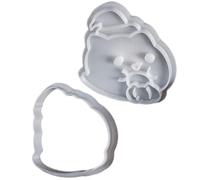 Gungtj Baking Cutter, Halloween Cat Baking Cutting Mold, 2.36x1.97 inches, Beginners Kitchen Embossing Animal Moulds for Event, Bakery, Dough, Cheese, Chocolate, Fondant Making