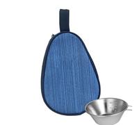 Gungtj Camping Bowl Organizer, Ampia Capacity Basin Bag, Portatile Camp Kitchen Storage, Backpacking Must-Have Arranger, 7,87 x 5,51 x 3,94 pollici, Perfect for Tenting, Traveling