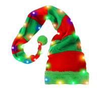 Gungtj Cappello di Babbo Natale, cappello a striscia, cappello natalizio