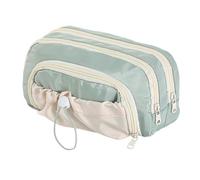 Gungtj Controllo a, borsa a con coulisse, 9.06x3.94x5.12 pollici impermeabile organizzatore di stoccaggio di cartoleria di grandi dimensioni, ideale per studenti, ragazzi, ragazze adoles