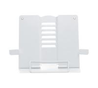 Gungtj Cookbook Stand - Adjustable Height Desktop Riser, Laptop Stand with Angle Support, Reading Stands, Kitchen and Study Accessory, Book Holder for Studying College Classroom Library Living Room