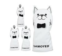 Gungtj Coperture per il golf club per legno, copertina del golf club - 4x coperture per le mazze da,Presentati di fodera per peluche morbide protettive impermeabili per uomini e donne